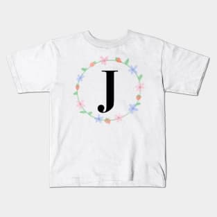 “J” initial Kids T-Shirt